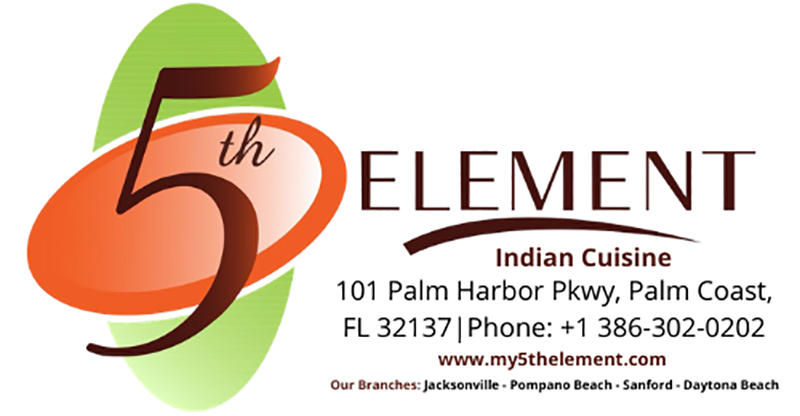 5th Element Indian Restaurant Business Card