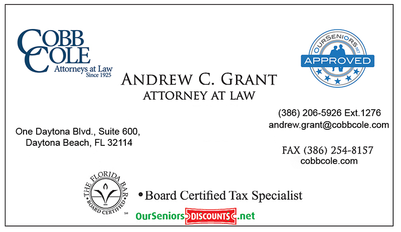 Andrew Grant Business Card Summer 2024